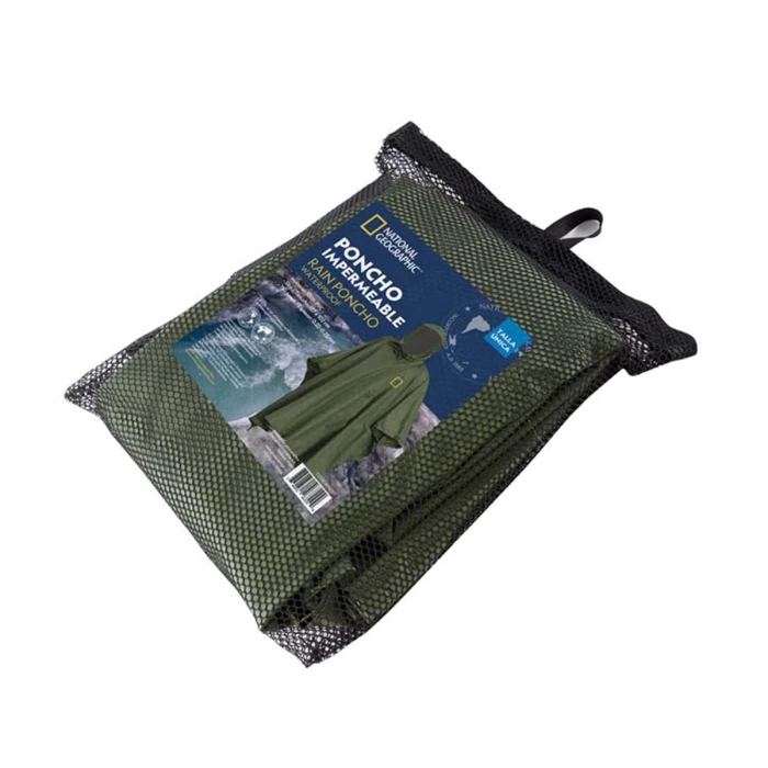 Poncho Para Lluvia National Geographic Pvc Impermeable