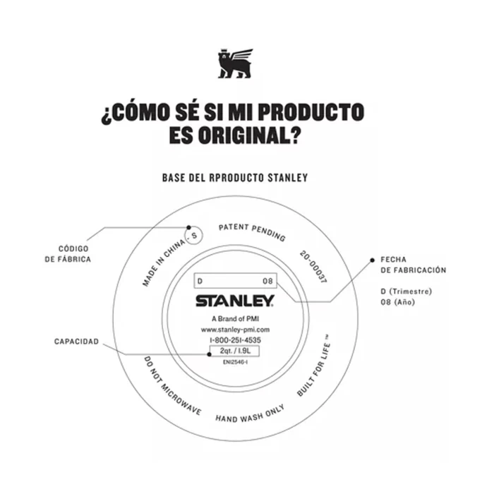 Termo Clasico STANLEY Con Manija y Tapon 950ml comun 