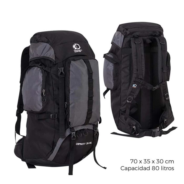 Mochila Mochilero Camping Discovery 75+5lts 10832