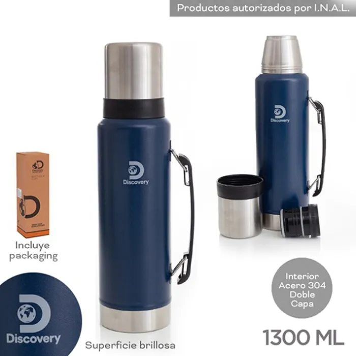 Termo Discovery Adventures De Acero Inoxidable 1300 Ml