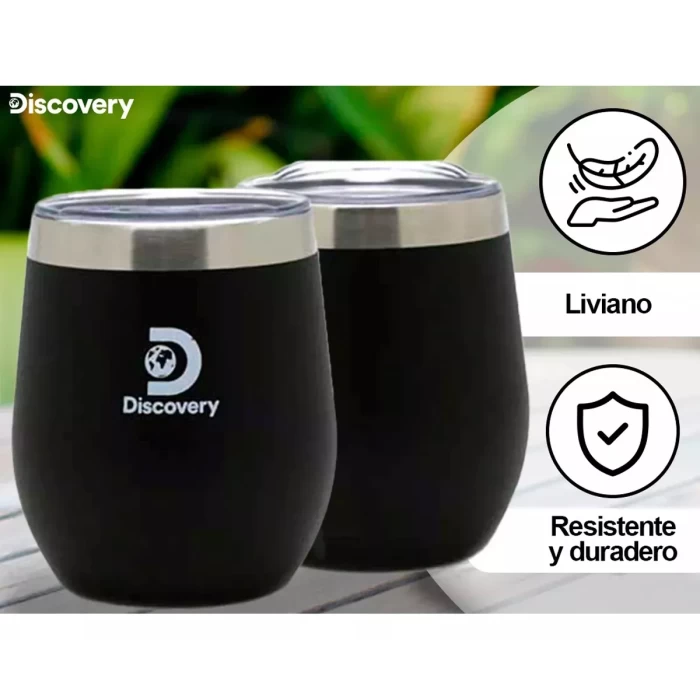 Mate Discovery Acero Inoxidable 280ml + Tapa