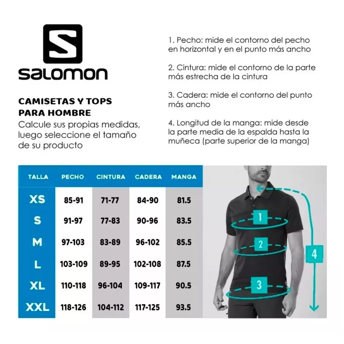 Buzo Micropolar Abrigo Salomon Hombre Polar Lt 1/2 Zip M 