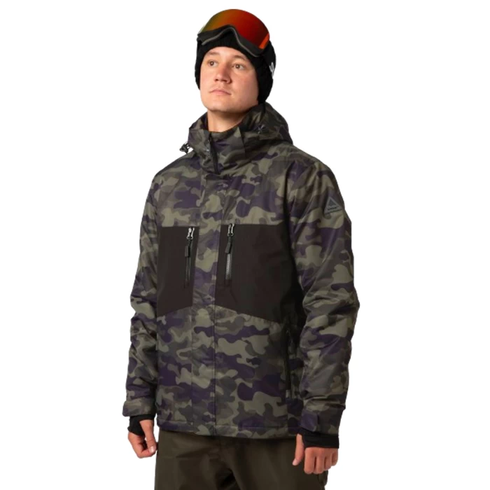 Campera Snowboard Surfanic Blizzard Hombre Impermeable 10k