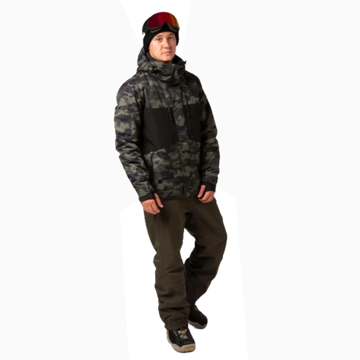 Campera Snowboard Surfanic Blizzard Hombre Impermeable 10k