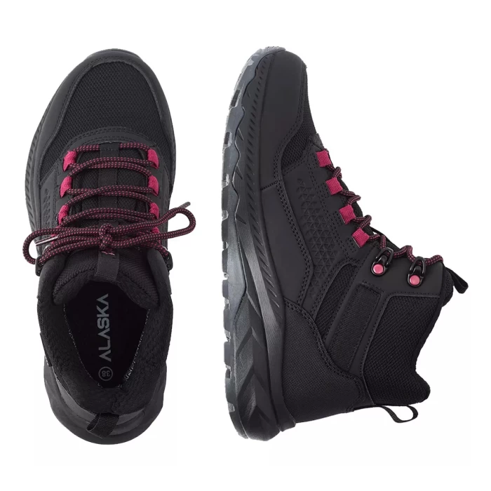 bota trekking jawar alaska mujer waterproof cordones