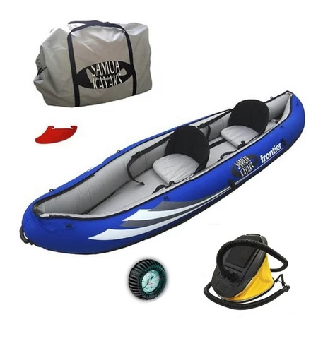 Kayak Doble Canoa Inflable Frontier+ Inflador