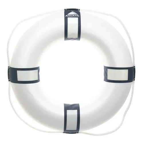 Salvavidas Circular Blanco Aquatic 55 Cm Aprobado Pna