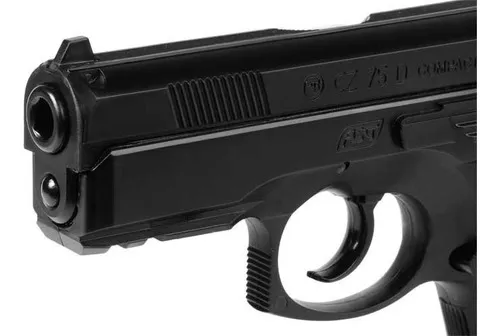 Pistola De Co2 Asg Cz 75d Compact Balines 4.5 Mm Acero