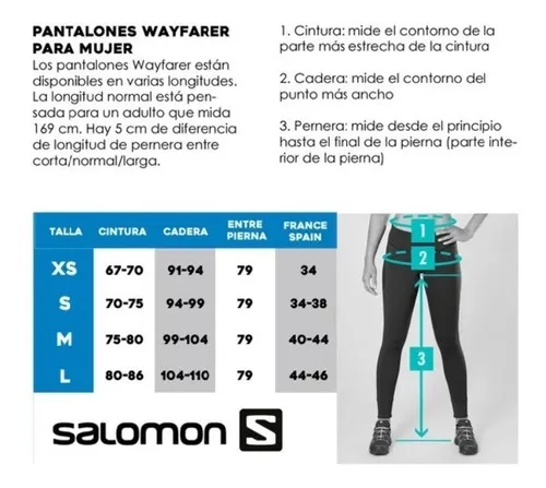 Pantalon Salomon Mujer Wayfarer Zip Desmontable