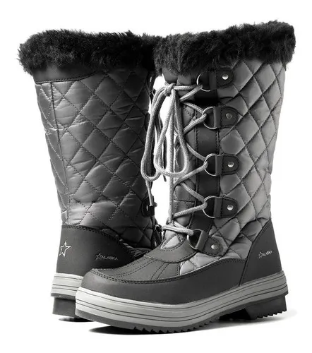 Botas Apreski Nieve Mujer Alaska Zafiro Impermeables