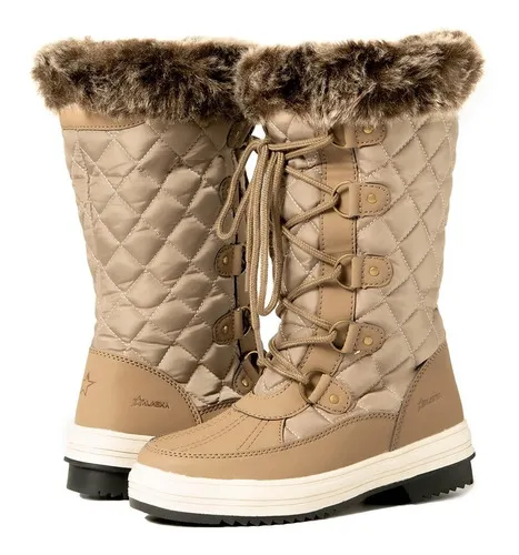 Botas Apreski Nieve Mujer Alaska Zafiro Impermeables