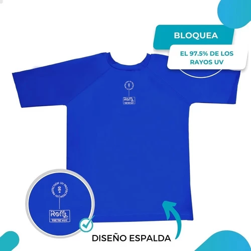 REMERA INFANTIL BEBE ROFFT JEEP FILTRO UV 50+ PLAYA 