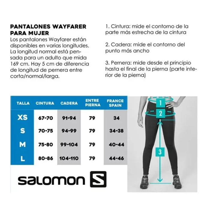 Short Salomon Dama mujer 4 Way Short 3'' running deporte 