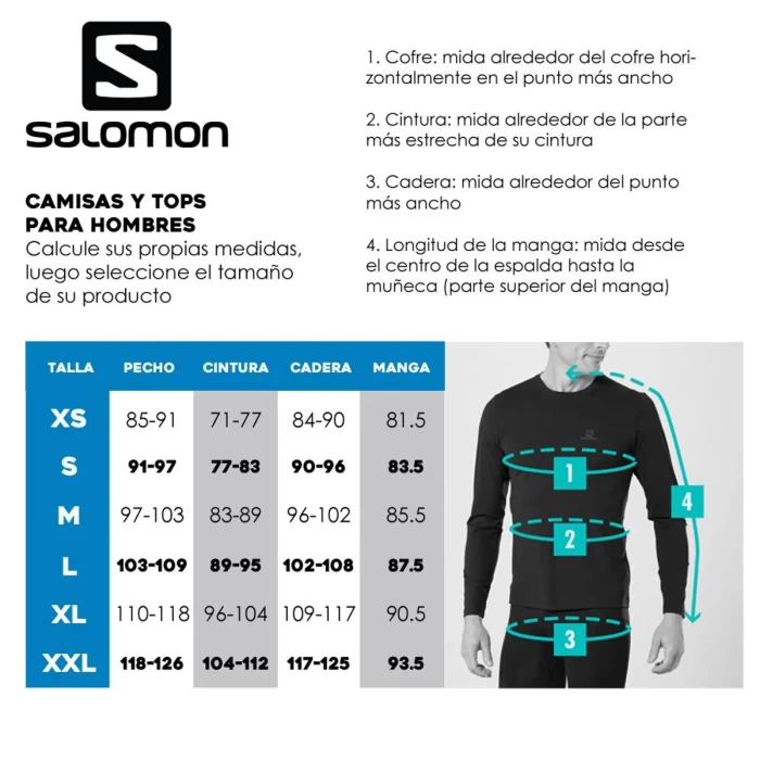 Remera Deportiva Uv Salomon Predict Ss Tee Hombre