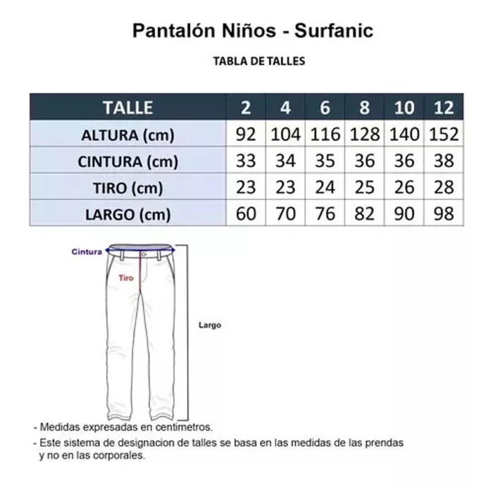 Pantalon Surfanic Niñas Skippie Surftex Alto Rendimiento 