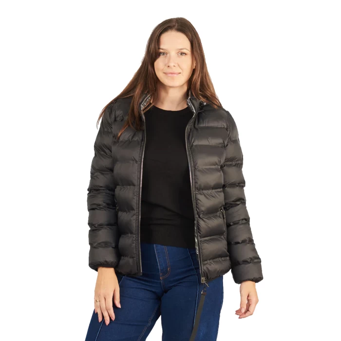 Campera Puffer Reversible Mujer Oxford Polo Club Taya